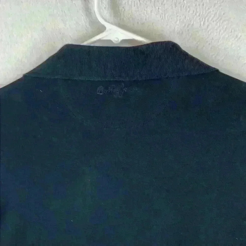 Bobby Jones Men’s Polo Shirt Size XL Black Long Sleeves 100% Pima Cotton - Picture 6 of 9